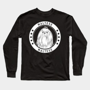 Maltese Fan Gift Long Sleeve T-Shirt